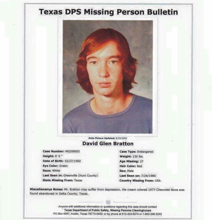 David Bratton missing