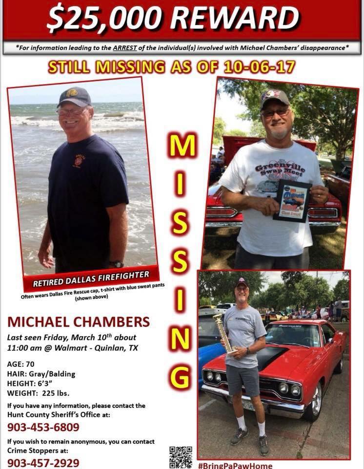 Michael Chambers missing