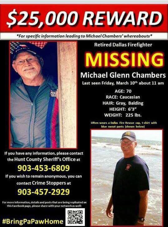 Michael Chambers missing